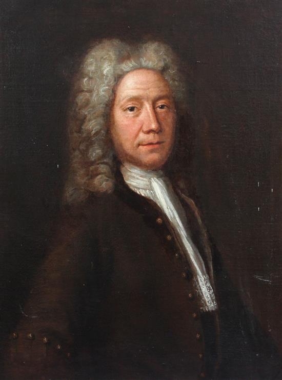 18th century French School Portrait of Pierre de Cazenove (1670-1733) 32 x 26in.